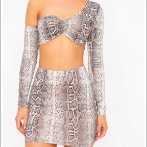 2pc Snakeskin Set
